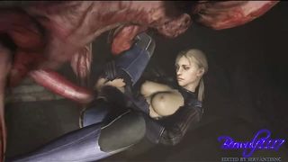Jill Valentine Fucked by a Licker - Beowulf1117