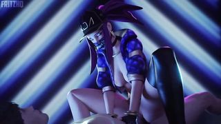 Akali KDA Riding a Dick - FritzHQ