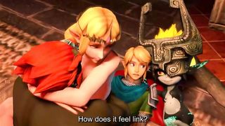 Ganondorf Fucks Zelda while Link Watches - Secaz