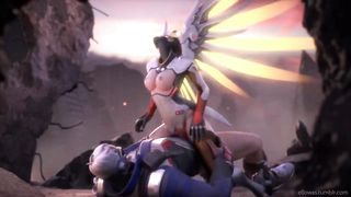 Mercy Riding Soldier 76 Cock - Ellowas