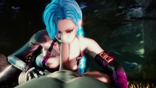 Jinx Deepthroat Blowjob - Kawaii Detective Enthusiast