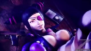Juri Han Titty Fuck - ZetaSaint