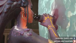 Symmetra Sucks a Demon Cock - Raxastak