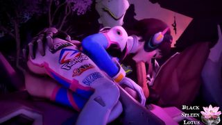D.Va Sucks Genji Cock - Black Spleen Lotus