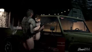 Ellie Fucked Against the Truck - DesireSFM