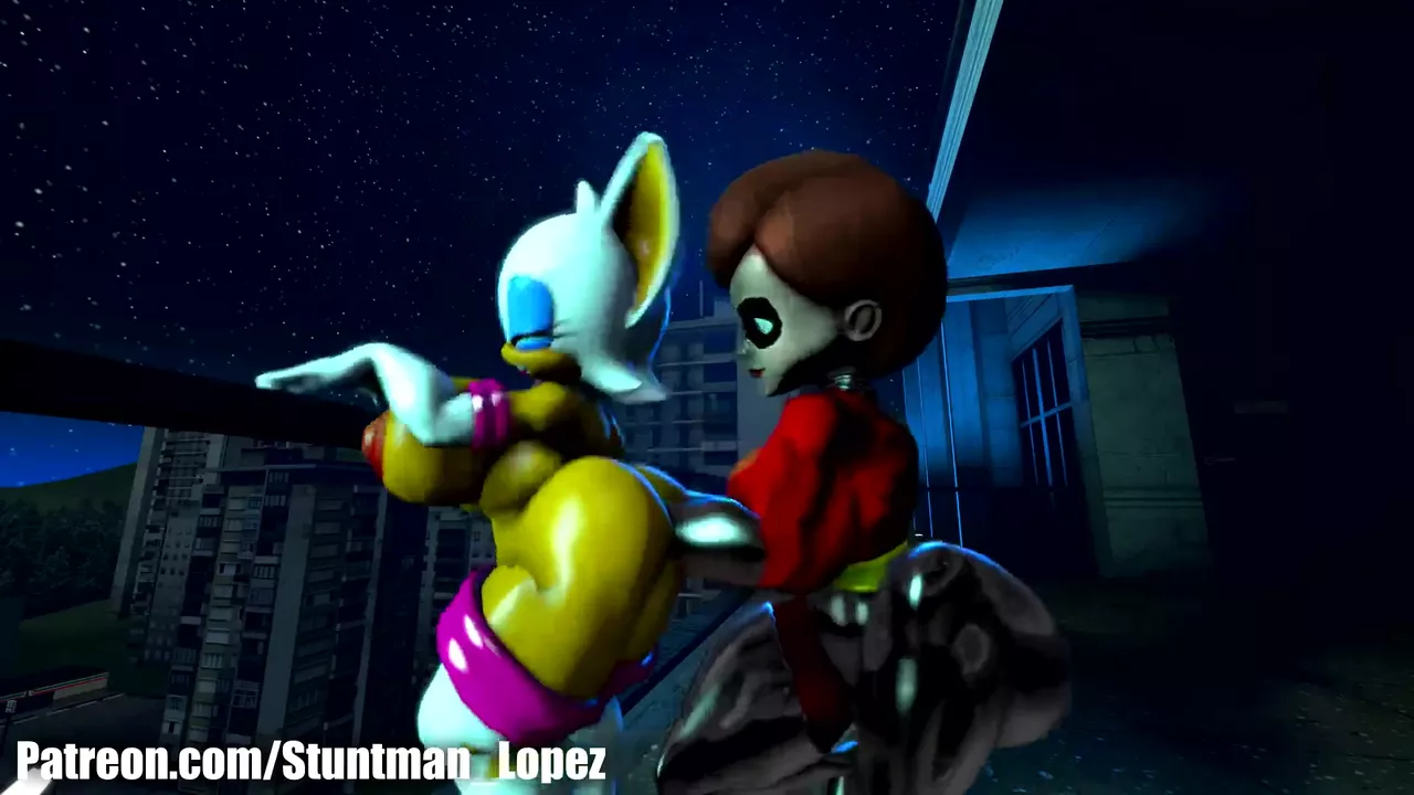 Rouge getting Fisted - Stuntman Shocking Lopez