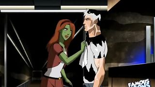 Miss Martian and Superboy making dinner - FamousToonsFacial