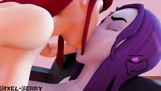 Raven fuck Starfire - Pixel-Perry