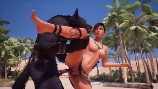 Maya and Black Wolf -Adeptus Steve