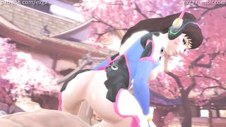 D.va pov cowgirl - Exga