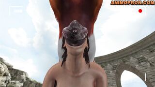 Lara with horse 2 All-the-way-through bonus - Animopron