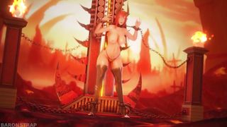 Succubus Tail Tickle Punishment - Baronstrap