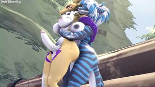 Nikasharkeh x renamon - Dahsharky