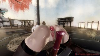 2B prolapse and Bad Dragon - BlazeAni