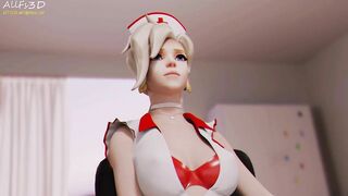 Nurse Mercy's tired feet - Allfy3D