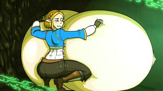 Zelda Breast Expansion Animation - tail-blazer