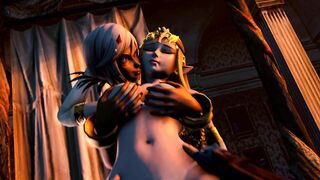 Zelda cia and link - KaminaKirei