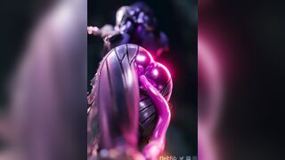 Widow taking a shower - Meltrib