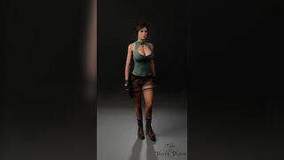 Lara Walk Turn Clothed