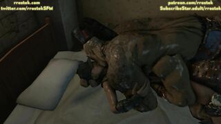 Mortal Kombat Threesome with goro sonya and Cassie Cage - Rrostek