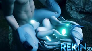 Lamb got lost in the forest and Wolf wasn't around to save her - Rekin3D