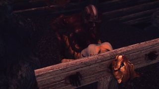 Khajiit Pleasures Bloated Zombie