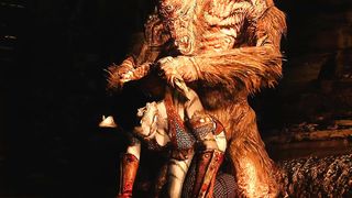 Khajiiti Teen Takes A Massive Throbbing Troll Cock Up Her Ass