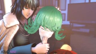 Saitama get's a blowjob