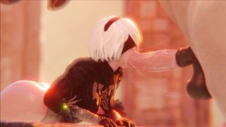 Horse video 161 - 2b cum in mouth sound