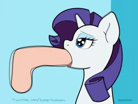 My Little Pony Animated Porn Bj - Rarity Gives A Blowjob With Voice Acting(Animation By: KumaKum)
