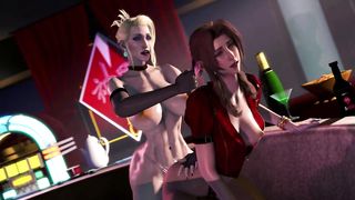 Aerith x Scarlet Futanari Sex