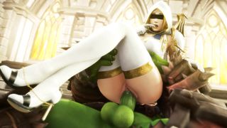 Luna Riding an Orc dick - Noname55