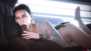 Blowjob from Rey for her best friend