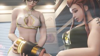 Mercy had to look deep inside the storage room to find a fleshlight big enough - Dreamrider