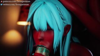 MisakiXTamaki Halloween Demons - Bouquetman