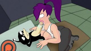 Leela suck Nibbler [NSTAT]