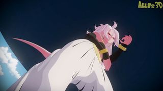 Android 21 Foot fetish trample POV
