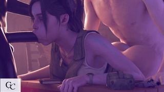 Claire Fucked from Both Sides Blacked Double Penetration RE 2