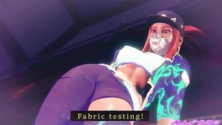 KDA Akali foot fetish socks