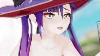 Mona have fun with Horse