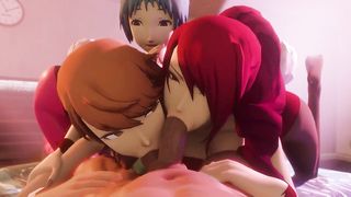Persona 3 FFFM Foursome