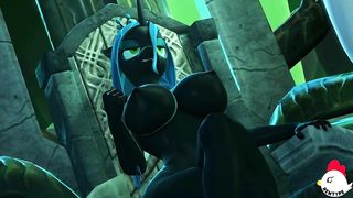 Chrysalis and Shining Armor [Hentype]