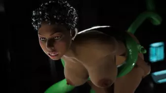 Black Chick and Tentacles