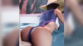 Jill Valentine sex in the pool