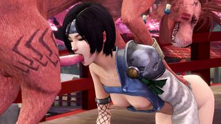 RedXIII Mouthfucking Yuffie