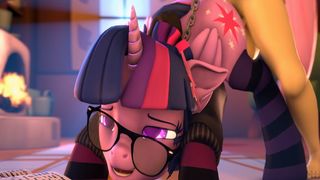 Futa Fluttershy X Twilight Sparkle [Certedia]