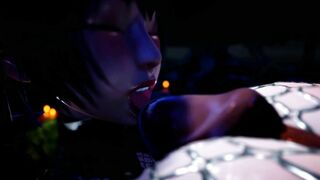 Naughty Witch in the Woods fucks a huge Minotaur cock