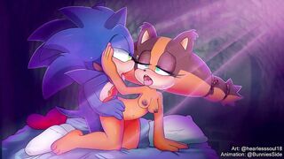 Sonic and Sticks [beachside bunnies & hearlesssoul]