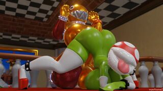 Green Buns Wring Gold Nuts [WyerframeZ]