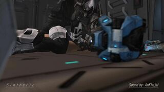 Halo - Kat and Elite by sinthetic